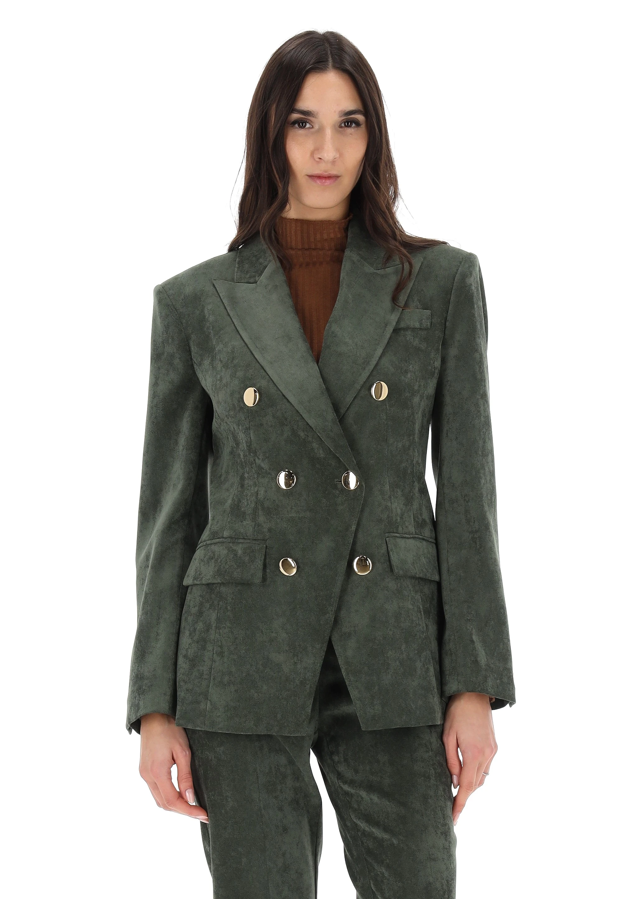 Blazer in velluto doppiopetto Imperial